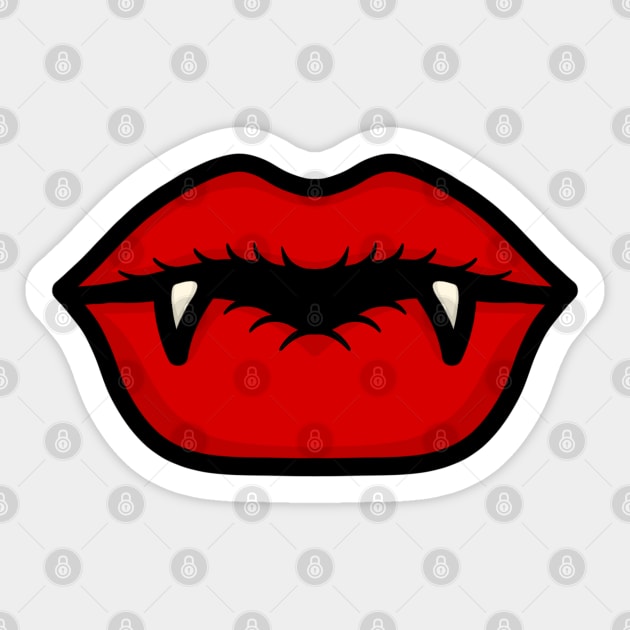 Vampire Lips Sticker by Mythos Mark